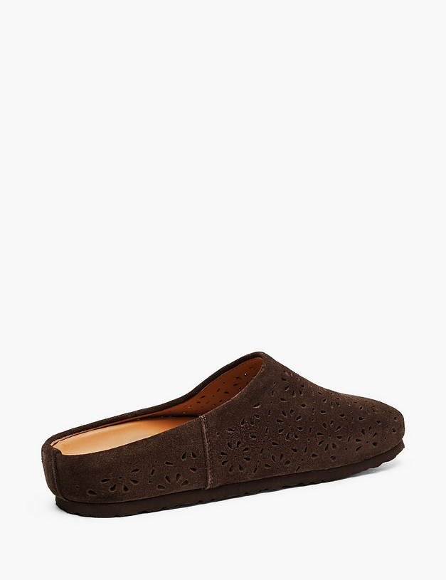 Коричневые женские сабо MASCOTTE 234-618711-2236M | ракурс 3