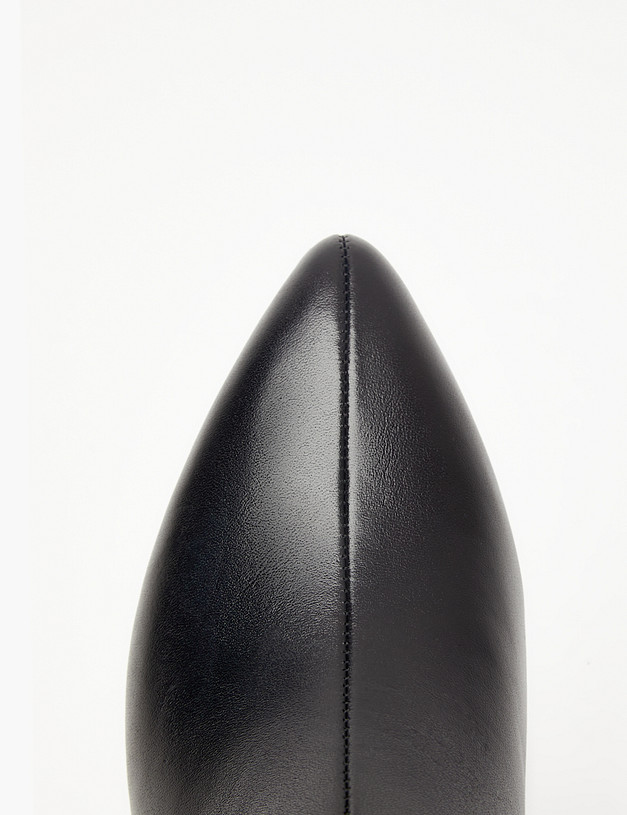 Черные женские ботильоны из кожи MASCOTTE 233-410320-3100M | ракурс 4