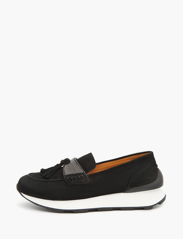 Черные женские лоферы MASCOTTE 58-3202413-3605M | ракурс 1