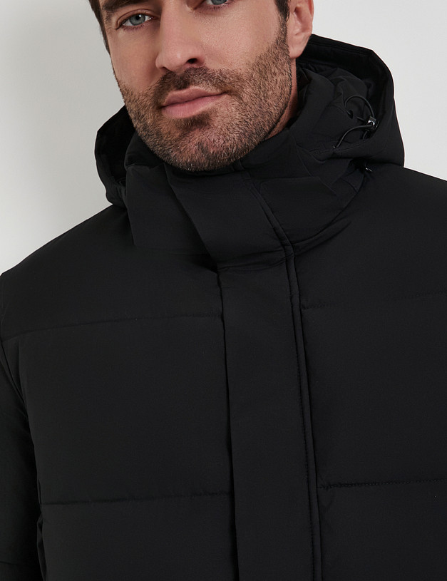 Черный мужской пуховик MASCOTTE 834-5209-2402 | ракурс 5