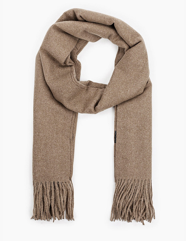 Коричневый женский шарф MASCOTTE 766-1216-2409 | ракурс 2 Коричневый женский шарф MASCOTTE 766-1216-2409 | ракурс 2