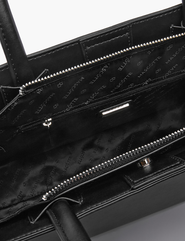 Черная женская сумка MASCOTTE 660-2145-602 | ракурс 4 Черная женская сумка MASCOTTE 660-2145-602 | ракурс 4