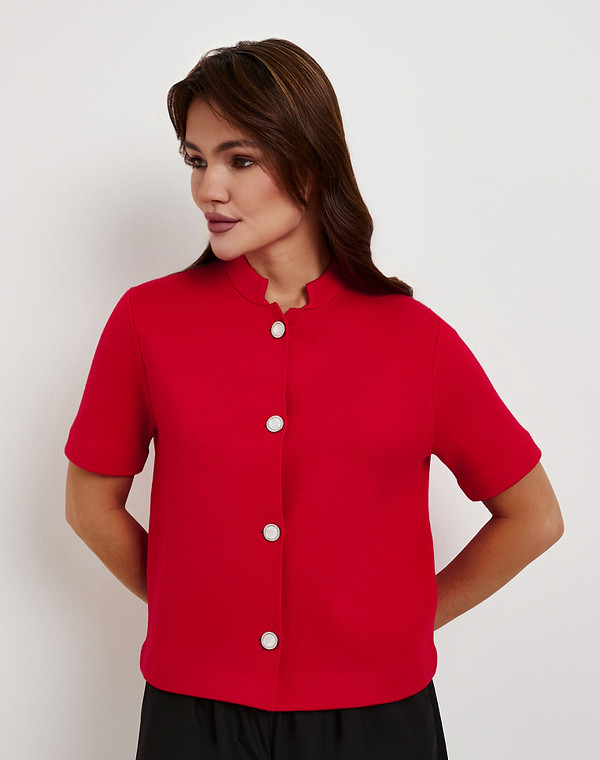 852-6119-2405 Джемпер женский красн, Mascotte