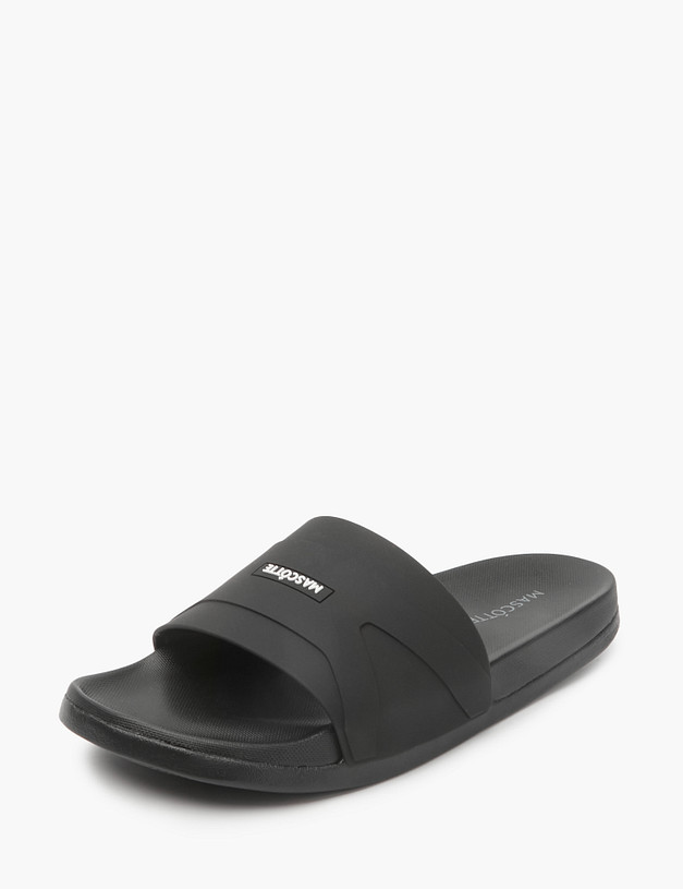 Черные женские слайдеры MASCOTTE 151-210493-7102 | ракурс 2