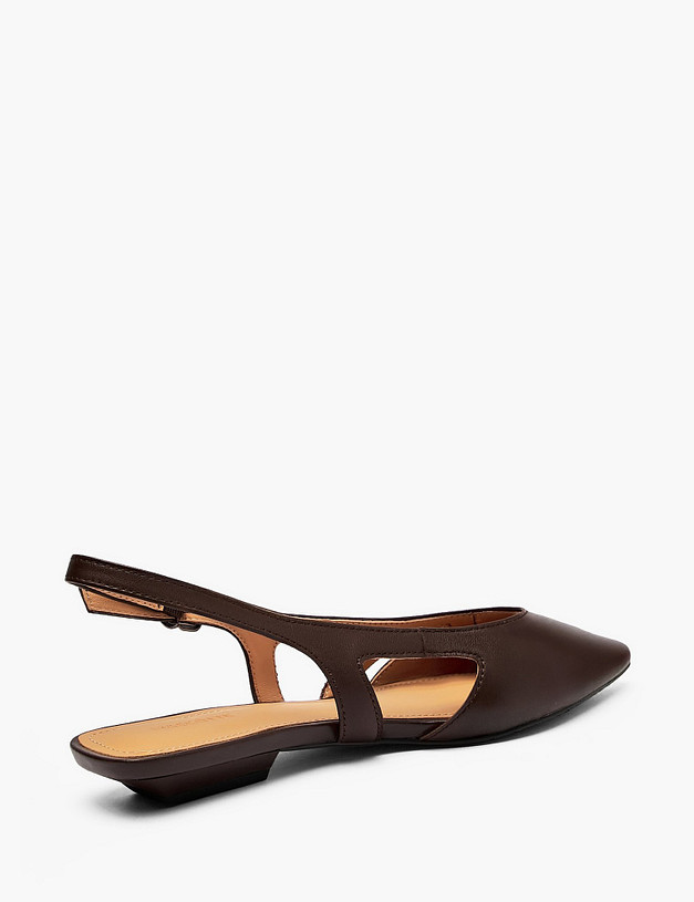 Коричневые женские туфли MASCOTTE 233-6103316-6571M | ракурс 3