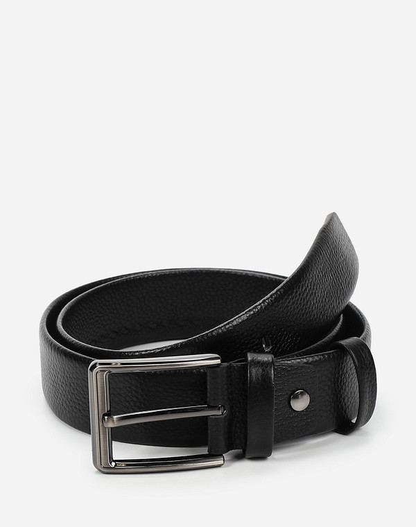 727-1108-102 Ремень муж. нат.кожа/нат.кожа черн, Mascotte