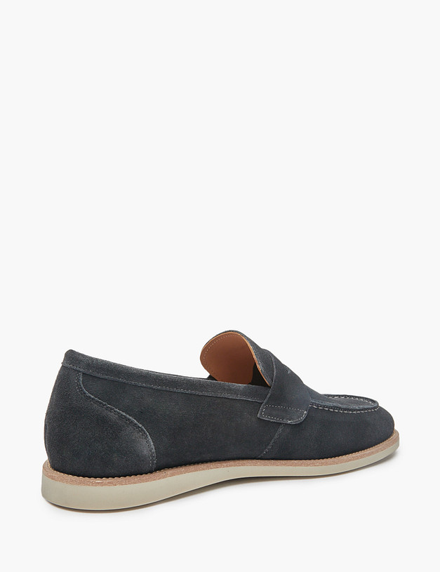 Серые мужские лоферы MASCOTTE 128-513021-3286M | ракурс 4 Серые мужские лоферы MASCOTTE 128-513021-3286M | ракурс 4