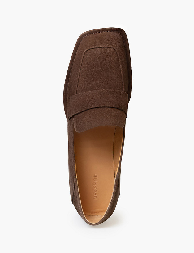 Коричневые женские лоферы MASCOTTE 234-614211-4690M | ракурс 4