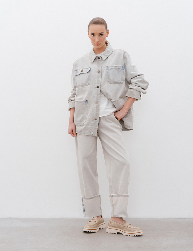 Бежевые женские лоферы MASCOTTE 58-510611-0108 | ракурс 8