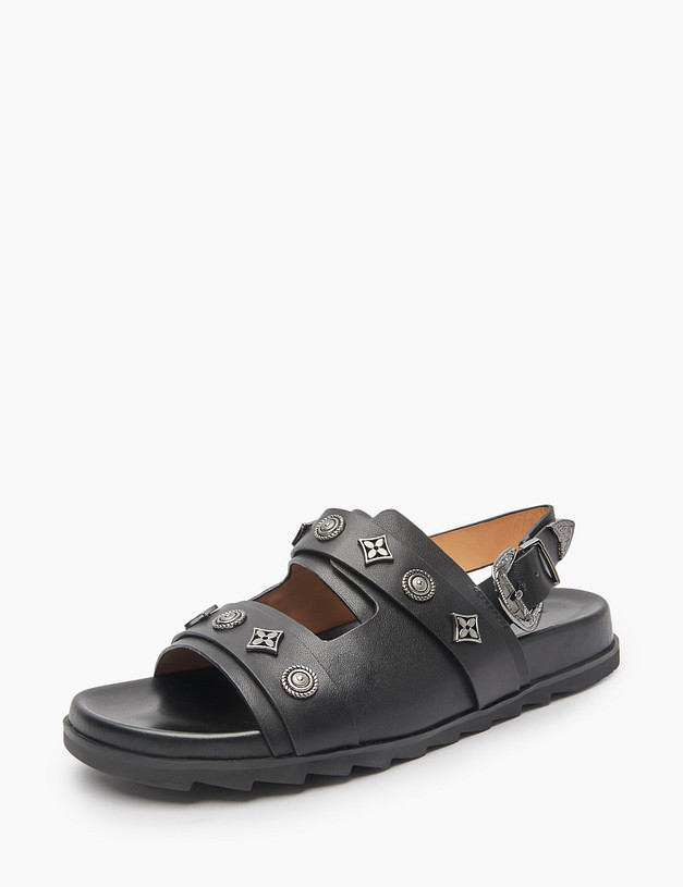 Черные женские сандалии MASCOTTE 233-21437118-3100M | ракурс 5