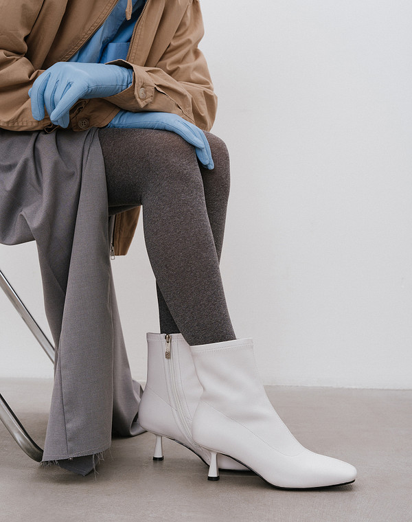 234-510521-0501 Ботинки женские нат.кожа/ворсин бел, Mascotte