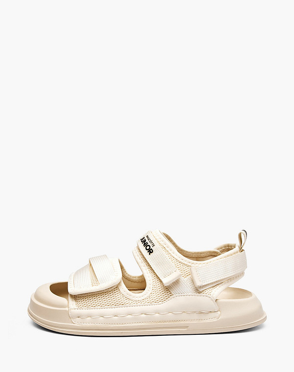 234-413961-0208 Туфли летние мальч./девич. текстиль/и.кожа молочн, Mascotte JUNIOR