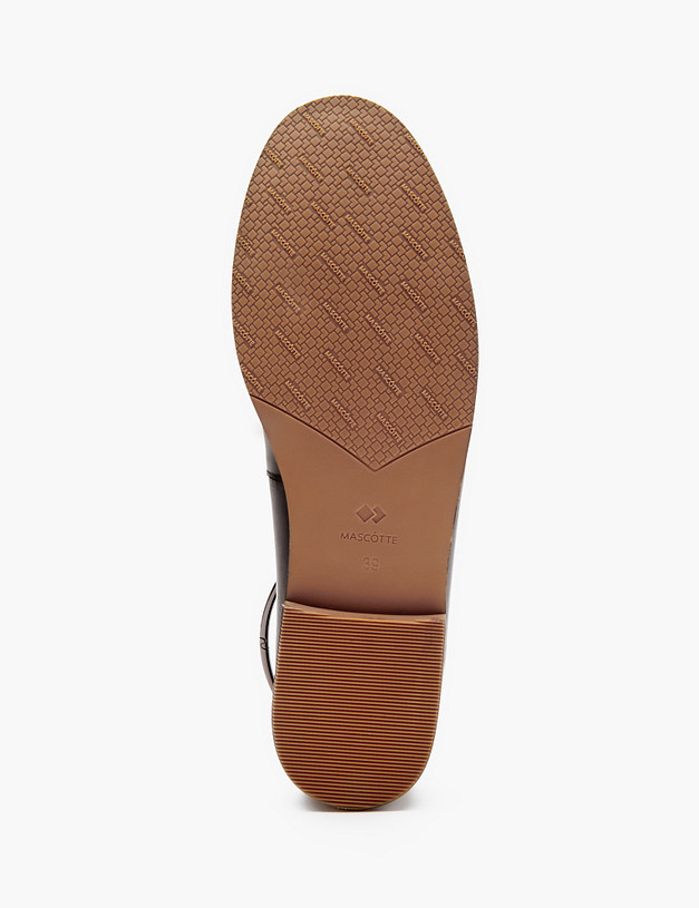 Черные женские балетки с металлическим браслетом MASCOTTE 233-4124911-3501M | ракурс 5