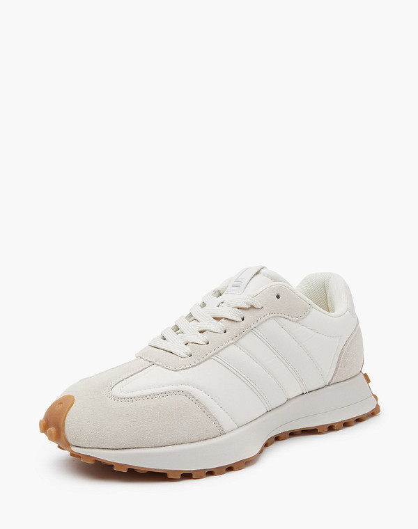 64-320421-0201 Полуботинки для активного отдыха женские велюр-текстиль/текстиль бел, Mascotte Lite