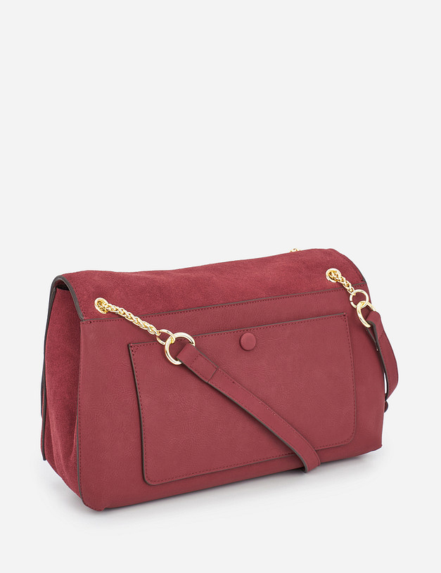 Бордовая женская сумка MASCOTTE 604-1224-0205 | ракурс 3