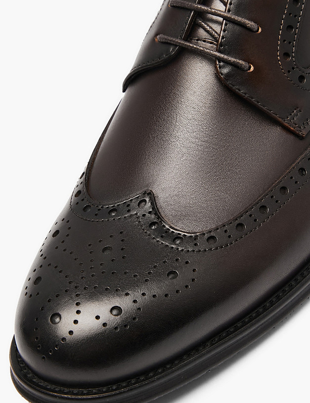 Коричневые мужские броги MASCOTTE 142-611614-0109 | ракурс 6