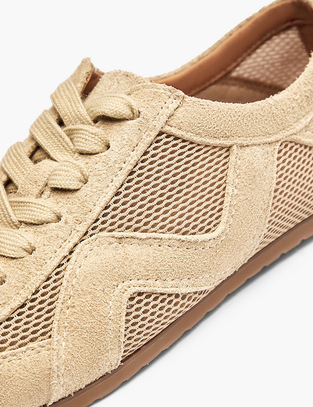 Бежевые женские кеды MASCOTTE 22-6101593-6605M | ракурс 6