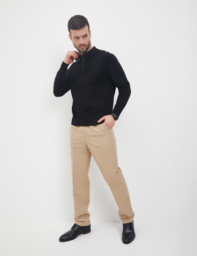 Черный мужской джемпер MASCOTTE 900-4225-2602 | ракурс 2 Черный мужской джемпер MASCOTTE 900-4225-2602 | ракурс 2