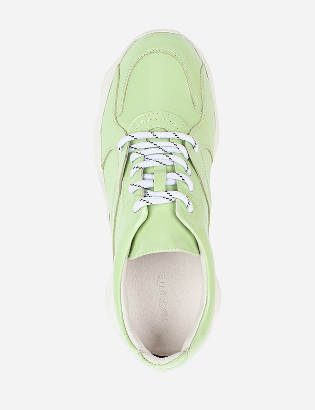 Зеленые женские кроссовки MASCOTTE 15-016711-3720M | ракурс 4