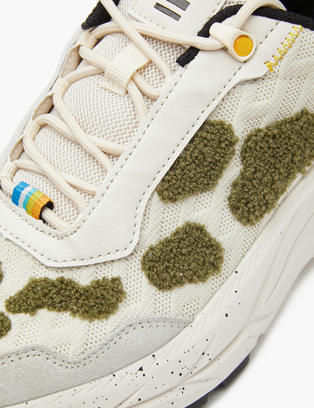 Молочные женские кроссовки MASCOTTE 181-411021-0201 | ракурс 6