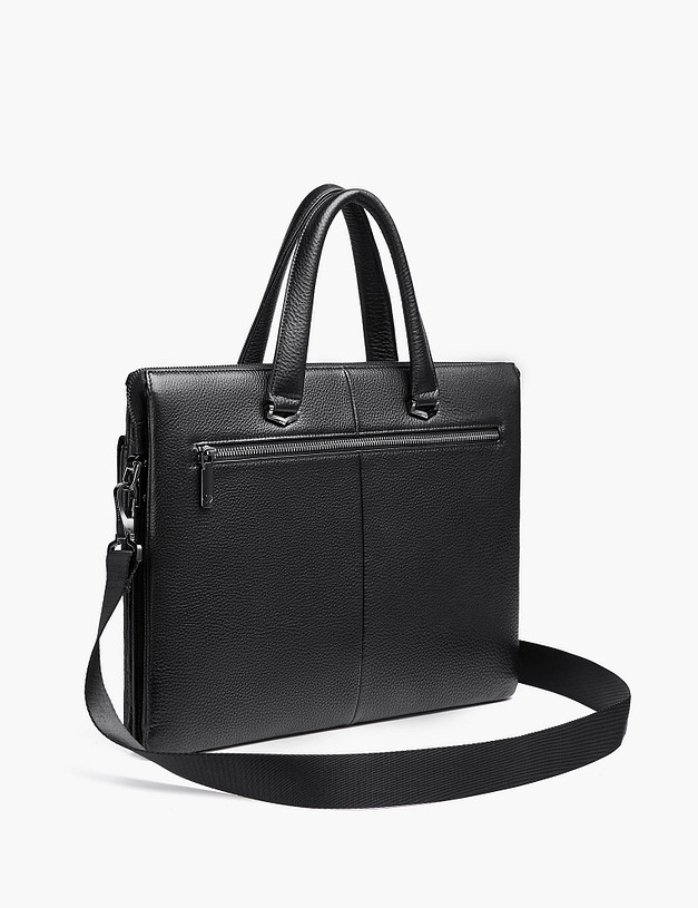 Черный мужской портфель MASCOTTE 622-5108-102 | ракурс 3