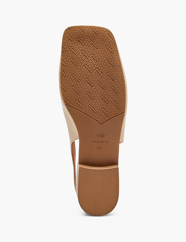 Бежевые женские слингбэки MASCOTTE 126-614712-6569M | ракурс 5