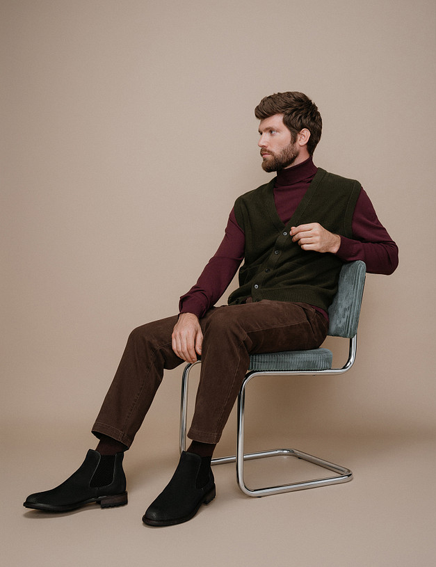 Серые мужские челси MASCOTTE 175-525521-3220M | ракурс 9 Серые мужские челси MASCOTTE 175-525521-3220M | ракурс 9