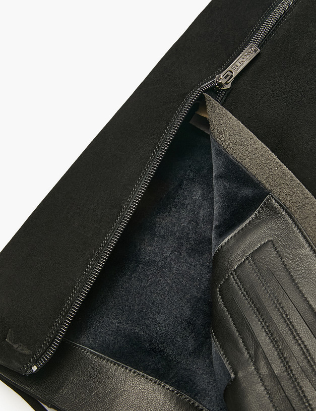 Черные женские сапоги MASCOTTE 100-221823-0602 | ракурс 6