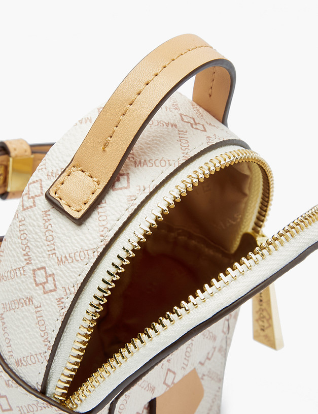 Белый женский мини-рюкзак MASCOTTE 602-2213-601 | ракурс 5