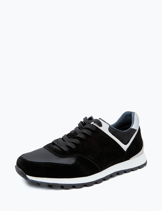 Черные мужские кроссовки MASCOTTE 58-4110122-3205M | ракурс 2