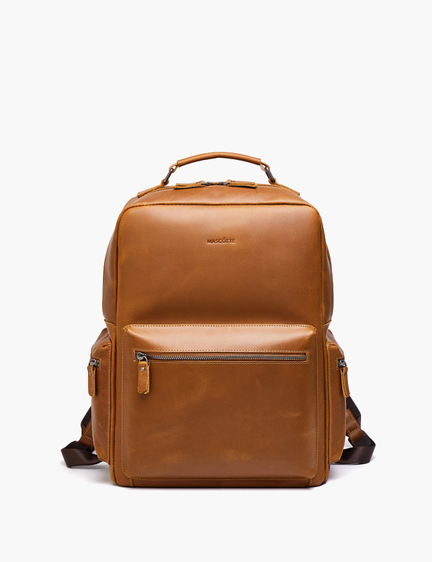 Рыжий мужской рюкзак MASCOTTE 602-5214-113 | ракурс 2