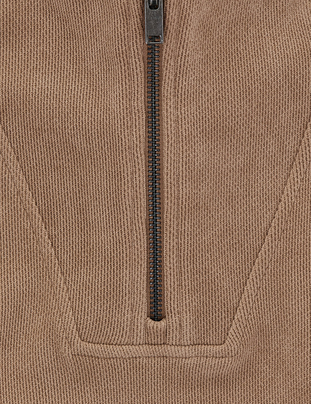 Джемпер для девочек цвета капучино MASCOTTE 888-5215-2409 | ракурс 6