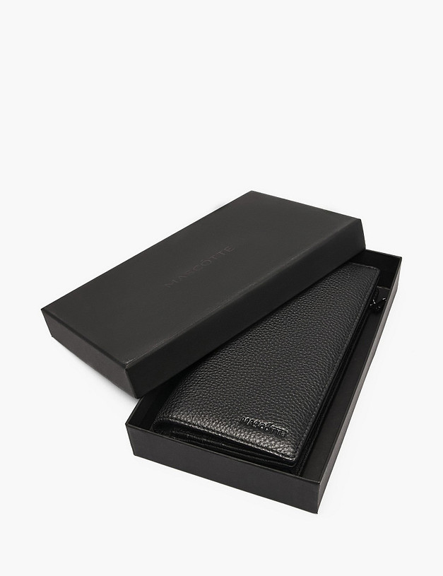 Черное мужское портмоне MASCOTTE 622-6106-102 | ракурс 4