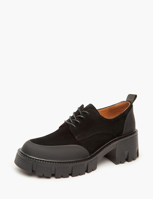 Черные женские дерби MASCOTTE 233-324712-0202 | ракурс 2