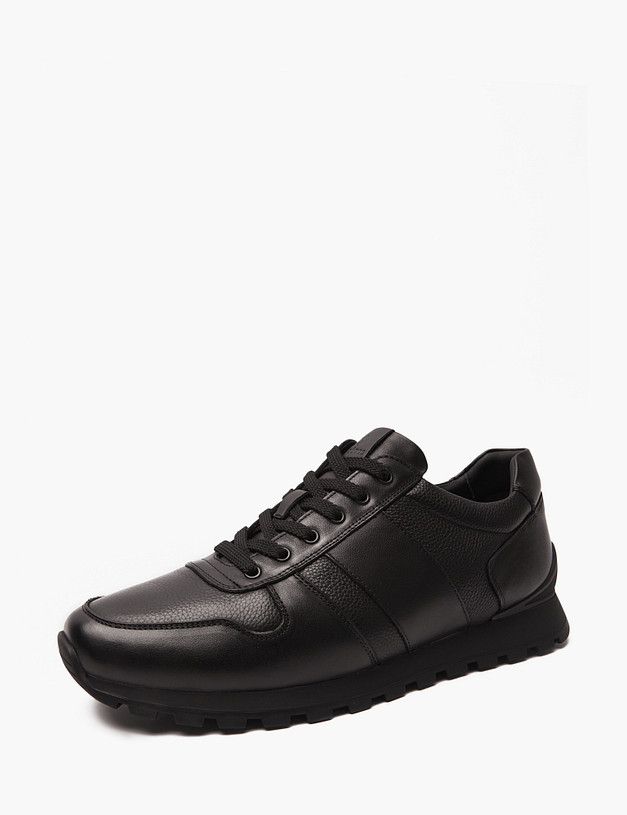 Черные мужские зимние кроссовки MASCOTTE 58-4210134-7100M | ракурс 2 Черные мужские зимние кроссовки MASCOTTE 58-4210134-7100M | ракурс 2