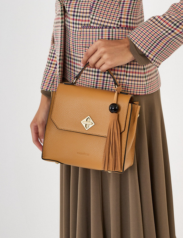 Желтая женская сумка MASCOTTE 697-1208-118 | ракурс 1