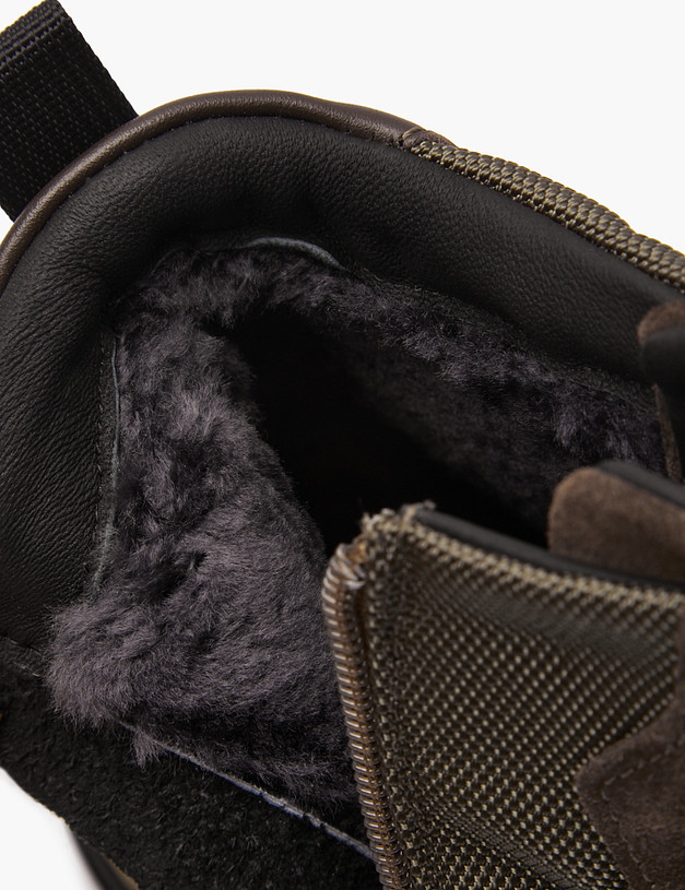 Оливковые мужские зимние хайкеры MASCOTTE 22-4232132-2227M | ракурс 9