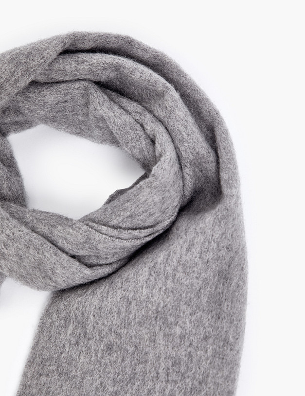 Серый женский шарф MASCOTTE 766-5205-5100 | ракурс 3