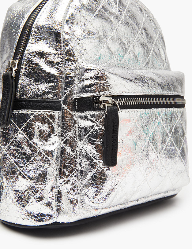 Серебристый женский рюкзак MASCOTTE 642-8134-16 | ракурс 6