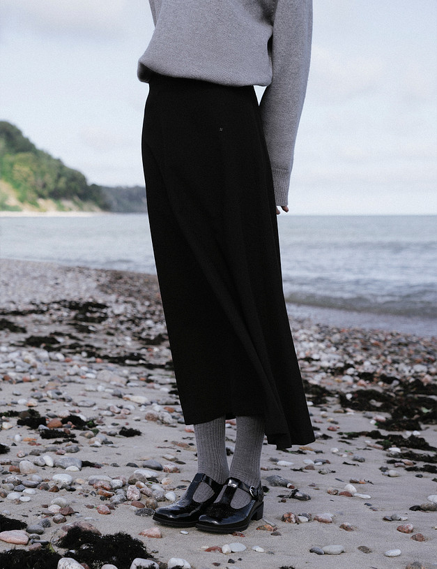 Черные женские туфли Мэри Джейн MASCOTTE 126-521411-0102 | ракурс 2