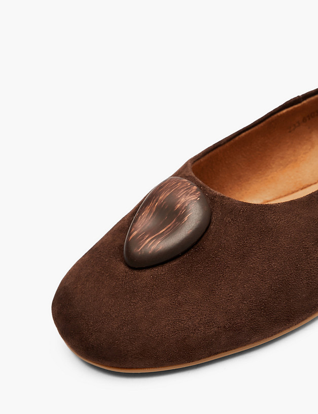 Коричневые женские балетки MASCOTTE 233-6103111-4690M | ракурс 6