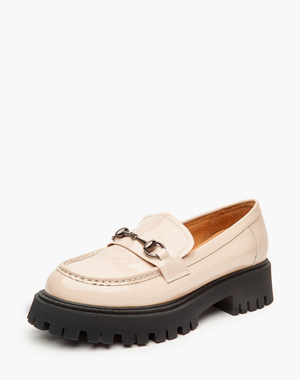 234-123513-3719M Туфли женские нат.кожа/нат.кожа беж, Mascotte