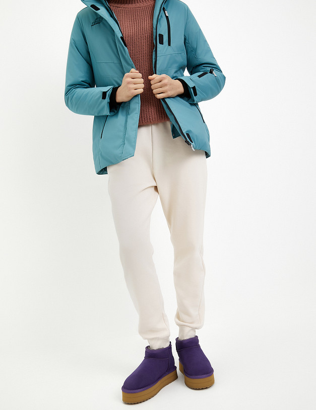 Фиолетовые короткие женские угги MASCOTTE 234-3206532-0207 | ракурс 1