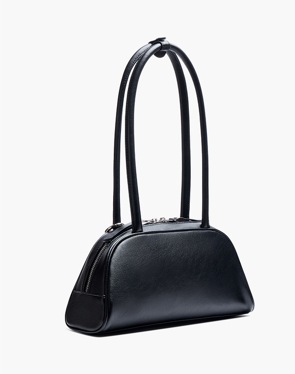 660-6122-602 Сумка женская кож.спилок-и.кожа/текстиль черн, S, Mascotte