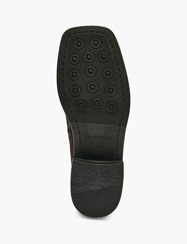 Коричневые женские зимние ботинки MASCOTTE 94-521432-0609 | ракурс 5