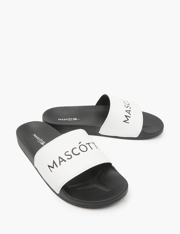 Белые мужские сабо MASCOTTE 151-110121-0601 | ракурс 7