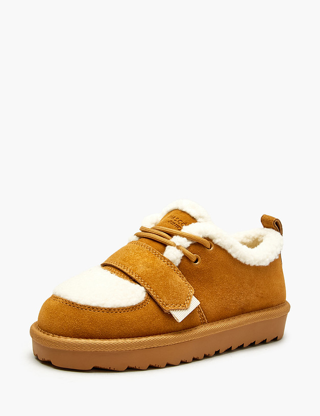 Рыже-белые детские угги MASCOTTE 98-521051-0213 | ракурс 3