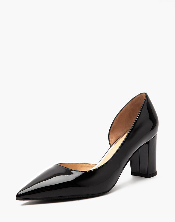 172-4122712-3701M Туфли женские лак.кожа/нат.кожа черн, Mascotte