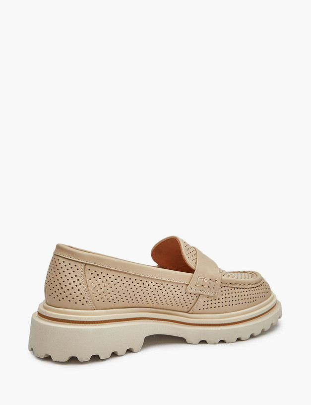 Бежевые женские лоферы MASCOTTE 58-510611-0108 | ракурс 5