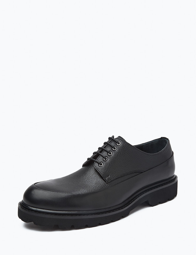 Черные мужские дерби MASCOTTE 175-320911-0102 | ракурс 2